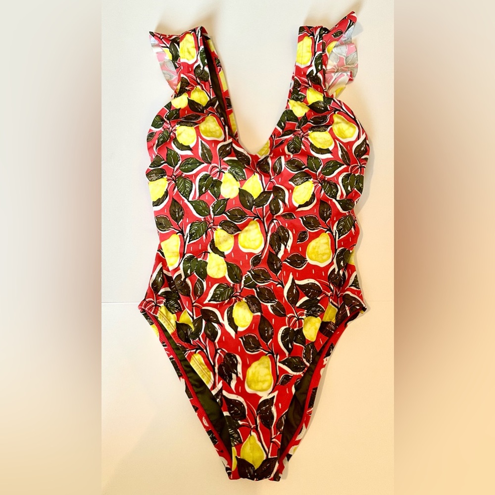 Women’s Beach Betty‎ M Pear One Piece Swimsuit - Picture 4 of 9